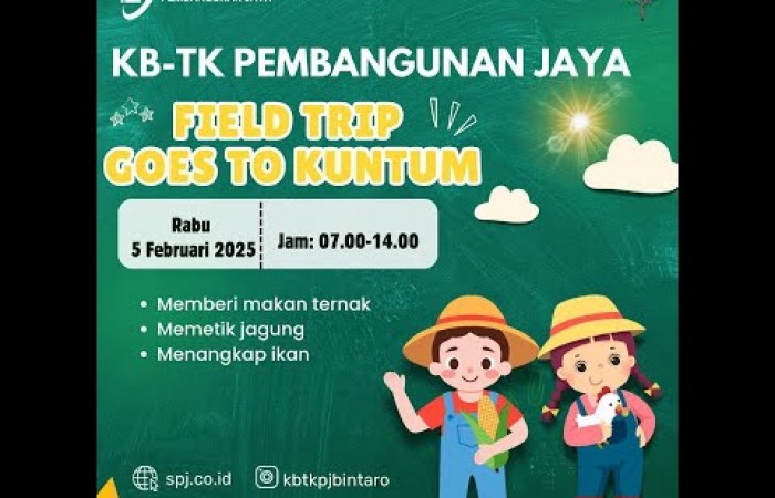 KB-TK Pembangunan Jaya Fieldtrip ke Kuntum Farmfield Bogor.