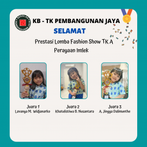 Prestasi Lomba Fashion Show TK A Perayaan Imlek 