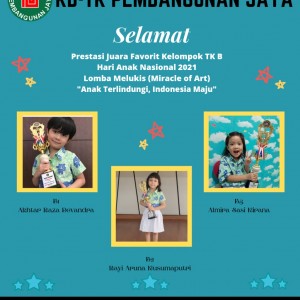 Prestasi Lomba Hari Anak Nasional TK B