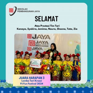 Juara Harapan 3 Lomba Tari Kreasi PJ Fun Festival 2024