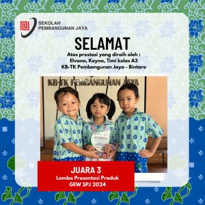 Lomba Presentasi Produk GEW SPJ 2024 Juara 3