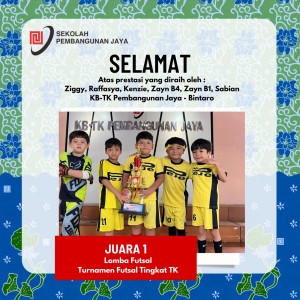 Juara 1 Turnamen Futsal Tingkat TK
