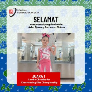 Juara 1 dalam lomba Cheerleader