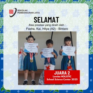 Juara 2 Lomba HOLISTIC School Science Center 2025