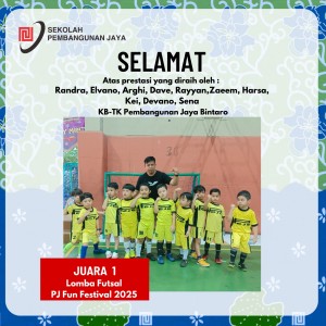 JUARA 1 Lomba Futsal PJ Fun Festival 2025