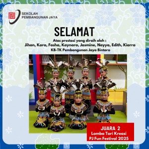 JUARA 2 Lomba Tari Kreasi PJ Fun Festival 2025