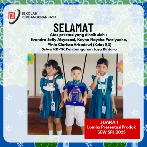Juara 1 Lomba Presentasi Produk GEW SPJ 2025