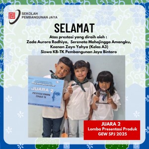 Juara 2 Lomba Presentasi Produk GEW SPJ 2025