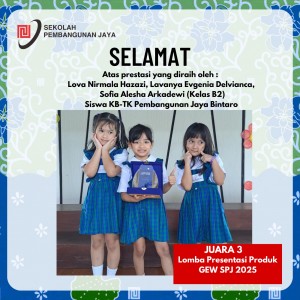 Juara 3 Lomba Presentasi Produk GEW SPJ 2025