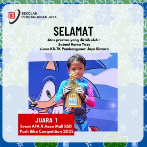 Juara 1 Event AFA X Aeon Mall BSD Push Bike Competition 2025