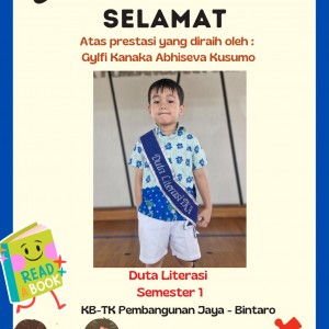 Duta LIterasi TK A1 Semester 1 Tahun Pelajaran 2025/2026