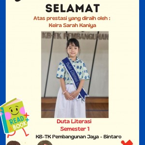 Duta LIterasi TK B3 Semester 1 Tahun Pelajaran 2025/2026