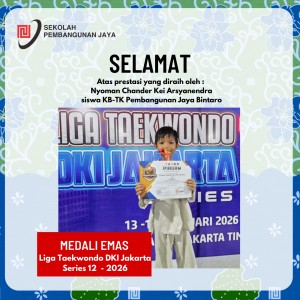 Mendali Emas Liga Taekwondo DKI Jakarta Series 12 - 2026