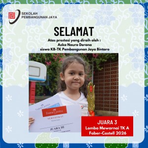 JUARA 3 Lomba Mewarnai TK A Faber-Castell 2026