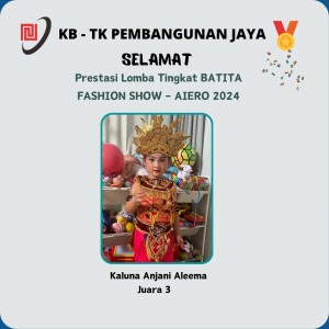 Prestasi Lomba Fashion Show - AIERO 2024
